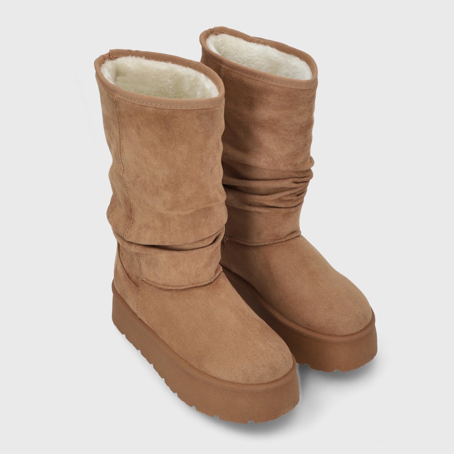 Bota Plataforma Camel Mujer 48114 - Gotta Perú