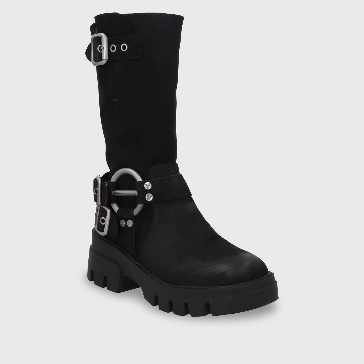 Bota Plataforma Negra Mujer 35985 - Gotta Perú