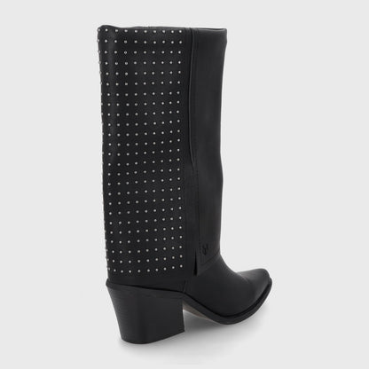 Bota Taco Negra Mujer 33769 - Gotta Perú