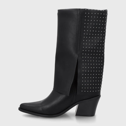 Bota Taco Negra Mujer 33769 - Gotta Perú