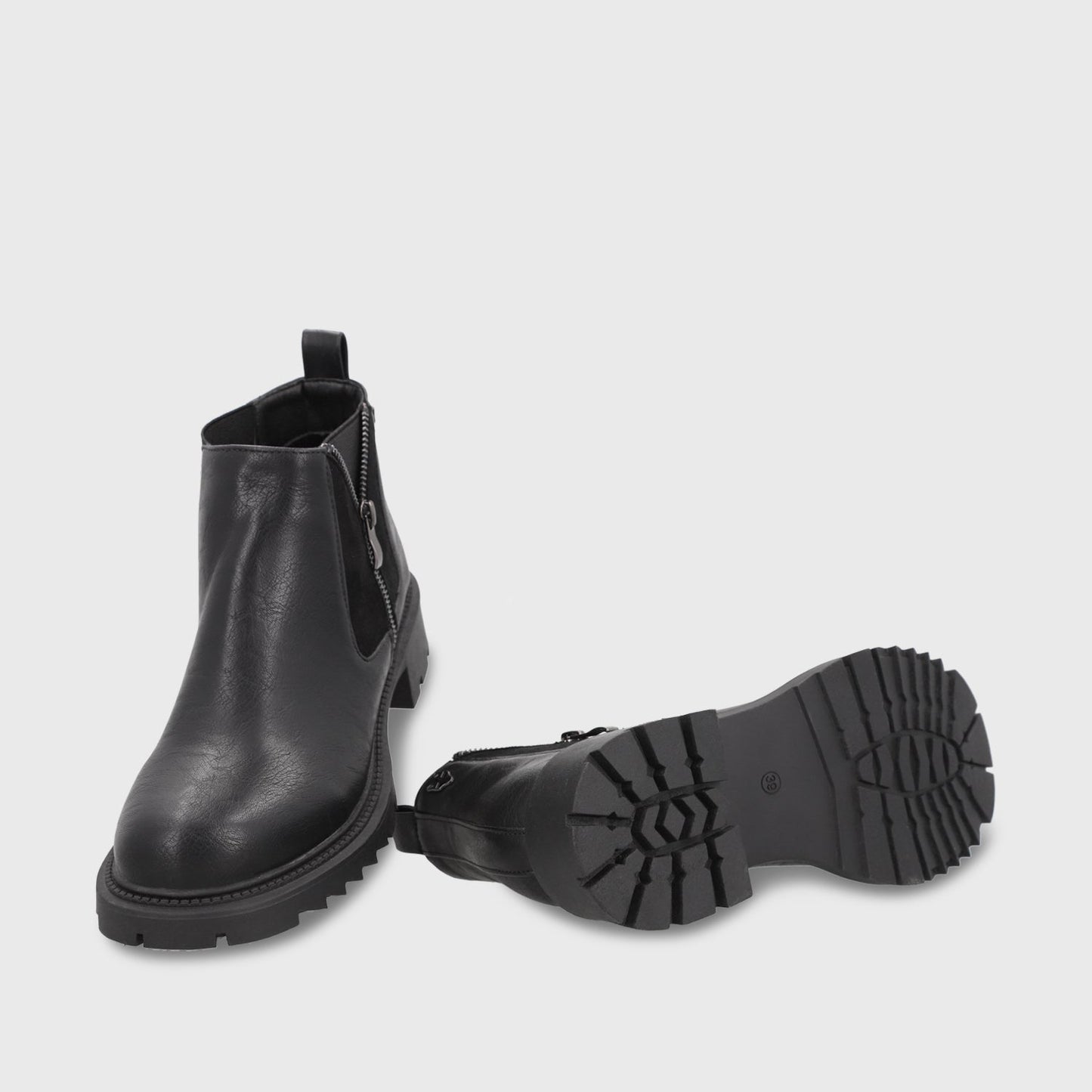 Botin Taco Negro Mujer 55330 - Gotta Perú