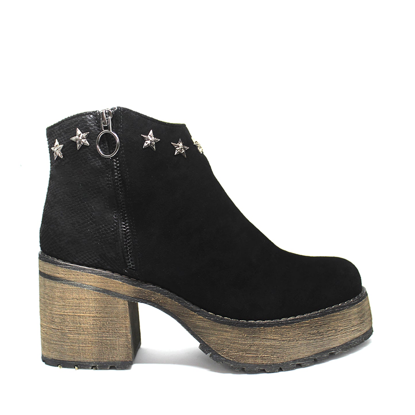 Botin Negro Mujer 15061