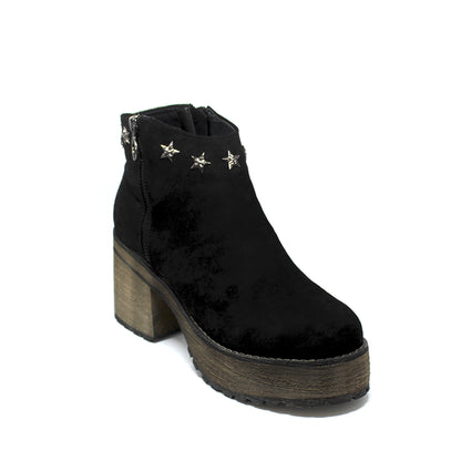 Botin Negro Mujer 15061