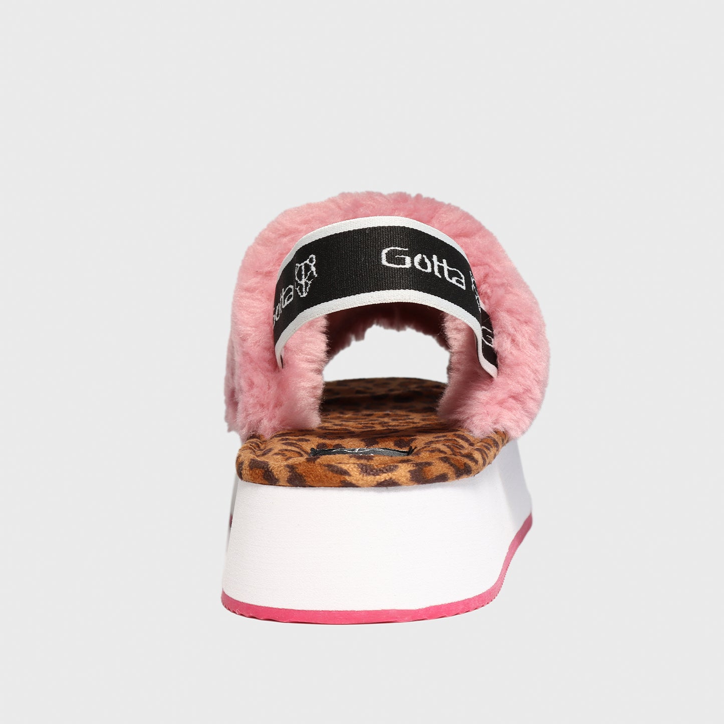 Slipper Rosado Animal Print Mujer 15313