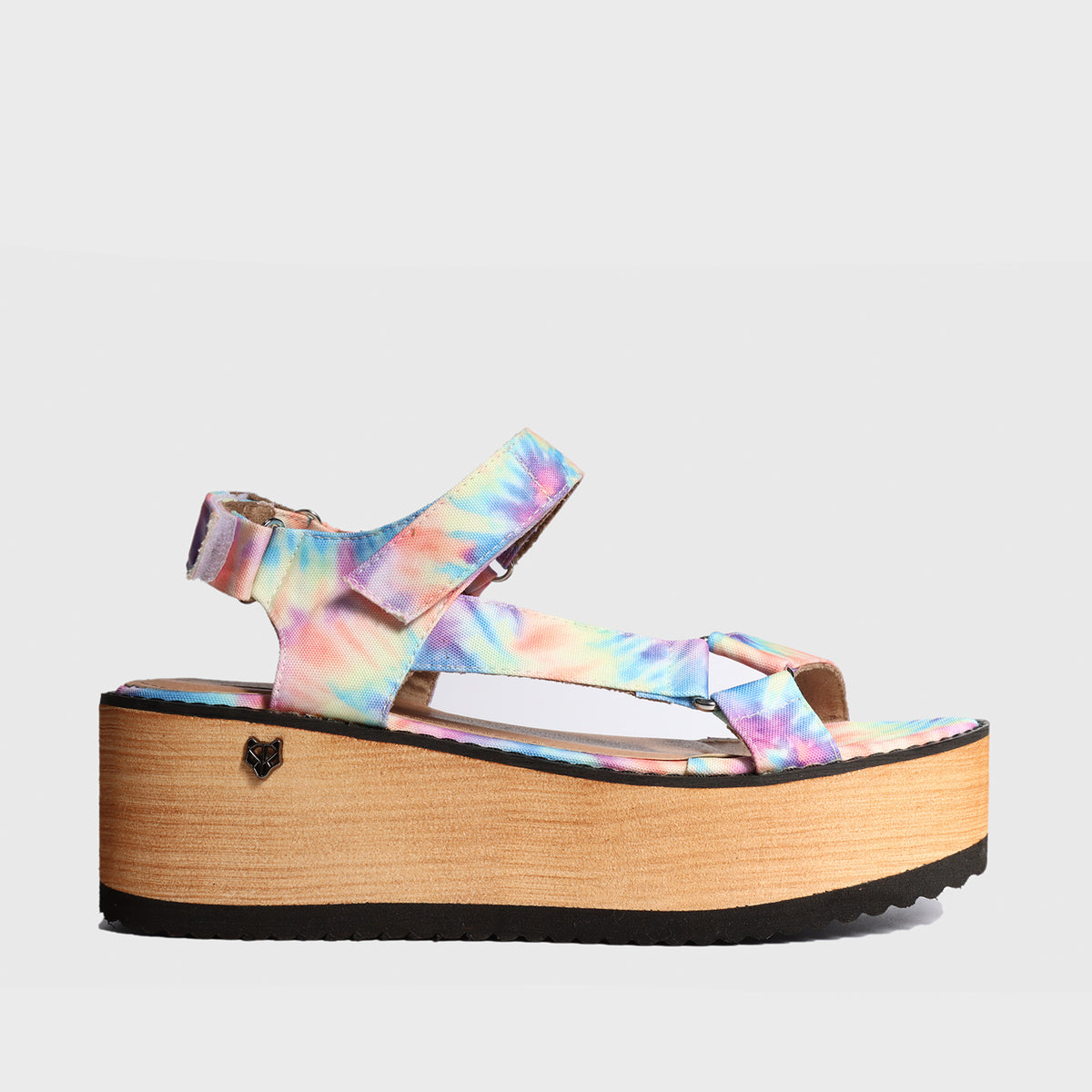 Sandalia Plataforma Multicolor Mujer 15611