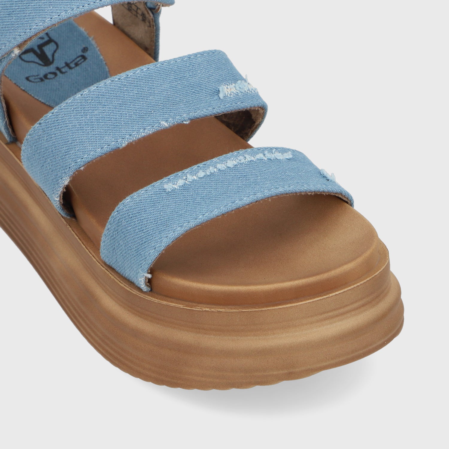 Sandalia Denim Mujer 15711