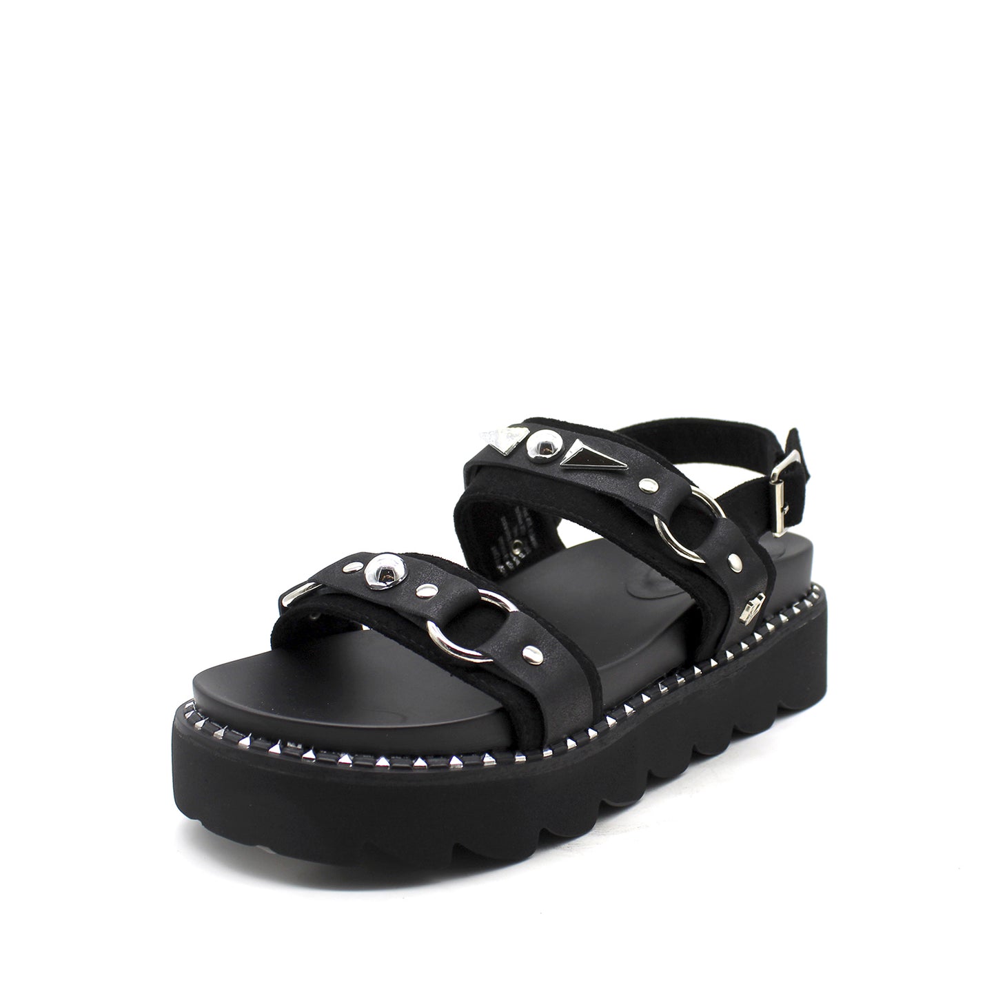 Sandalia Negra Mujer 15732