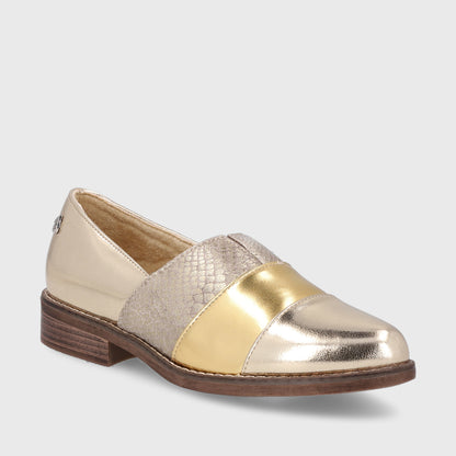 Zapato Dorado Mujer 17562