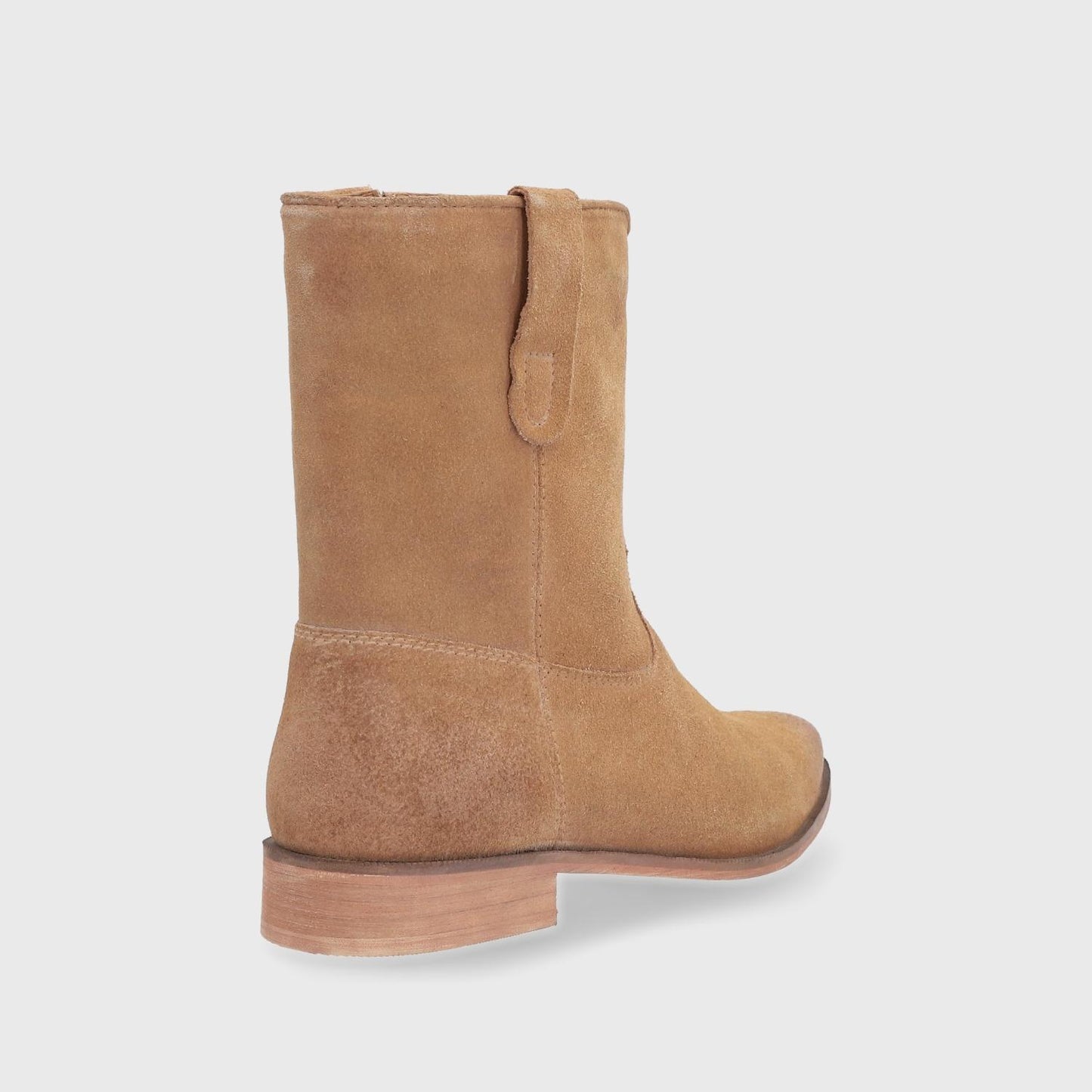 Botín Cuero Beige Mujer 28512