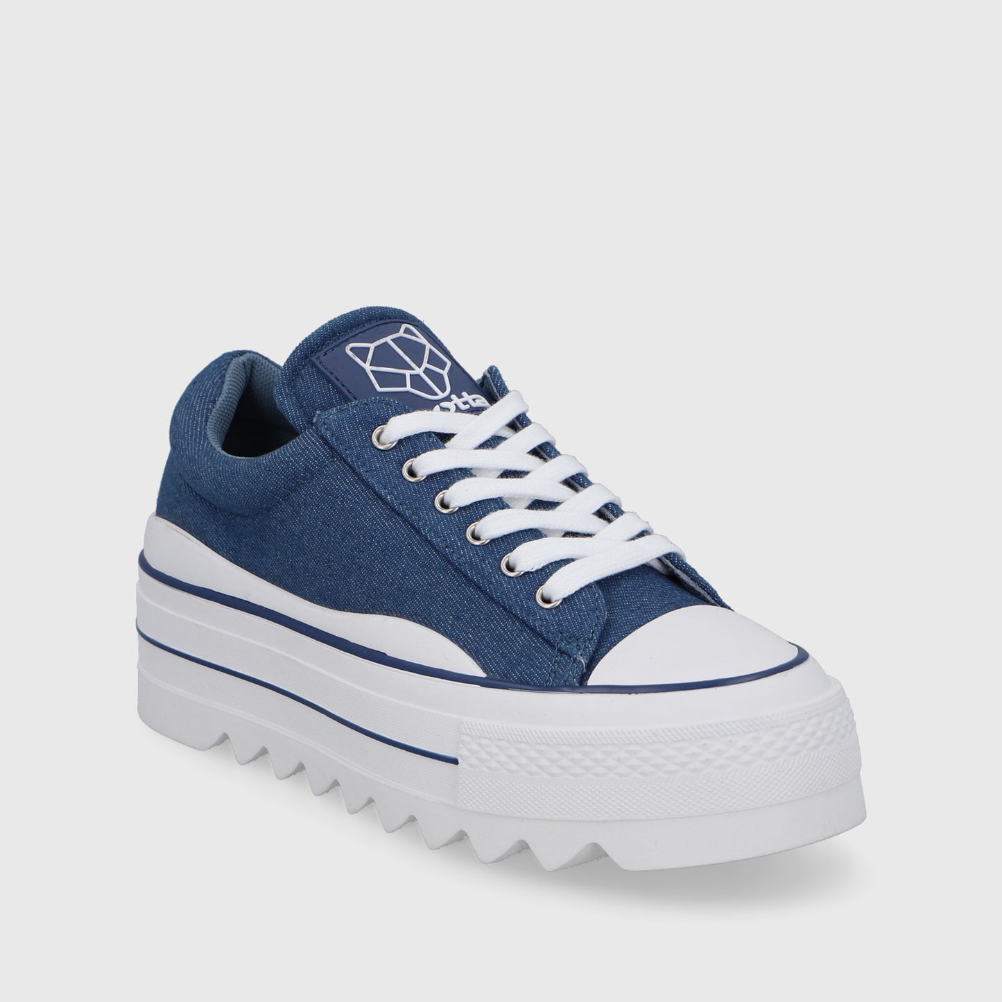 Zapatilla Plataforma Denim Mujer 33740