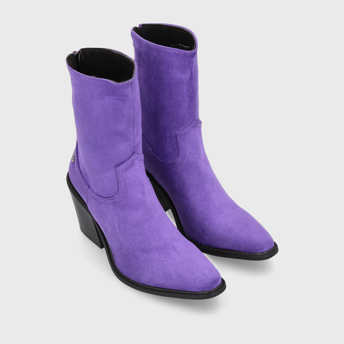 Botín Taco Morado Mujer 33771