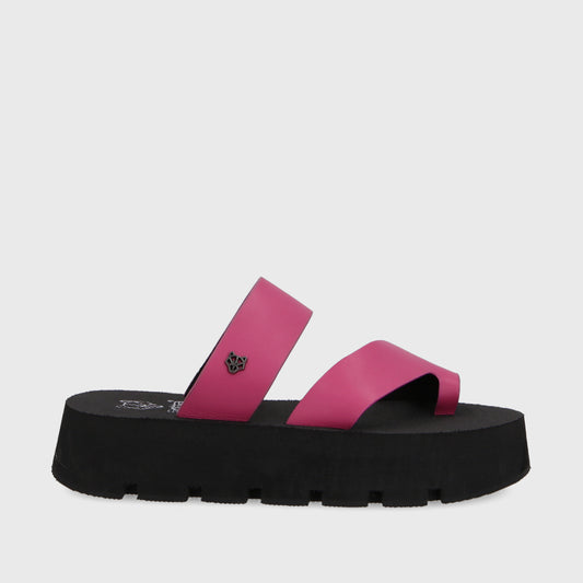 Sandalia Plataforma Fucsia Mujer 35200