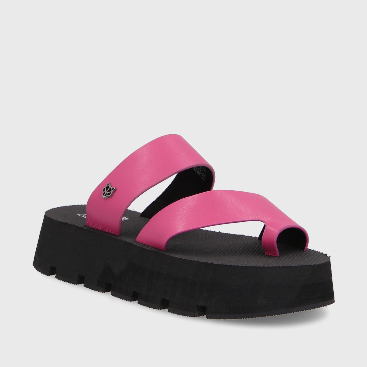 Sandalia Plataforma Fucsia Mujer 35200