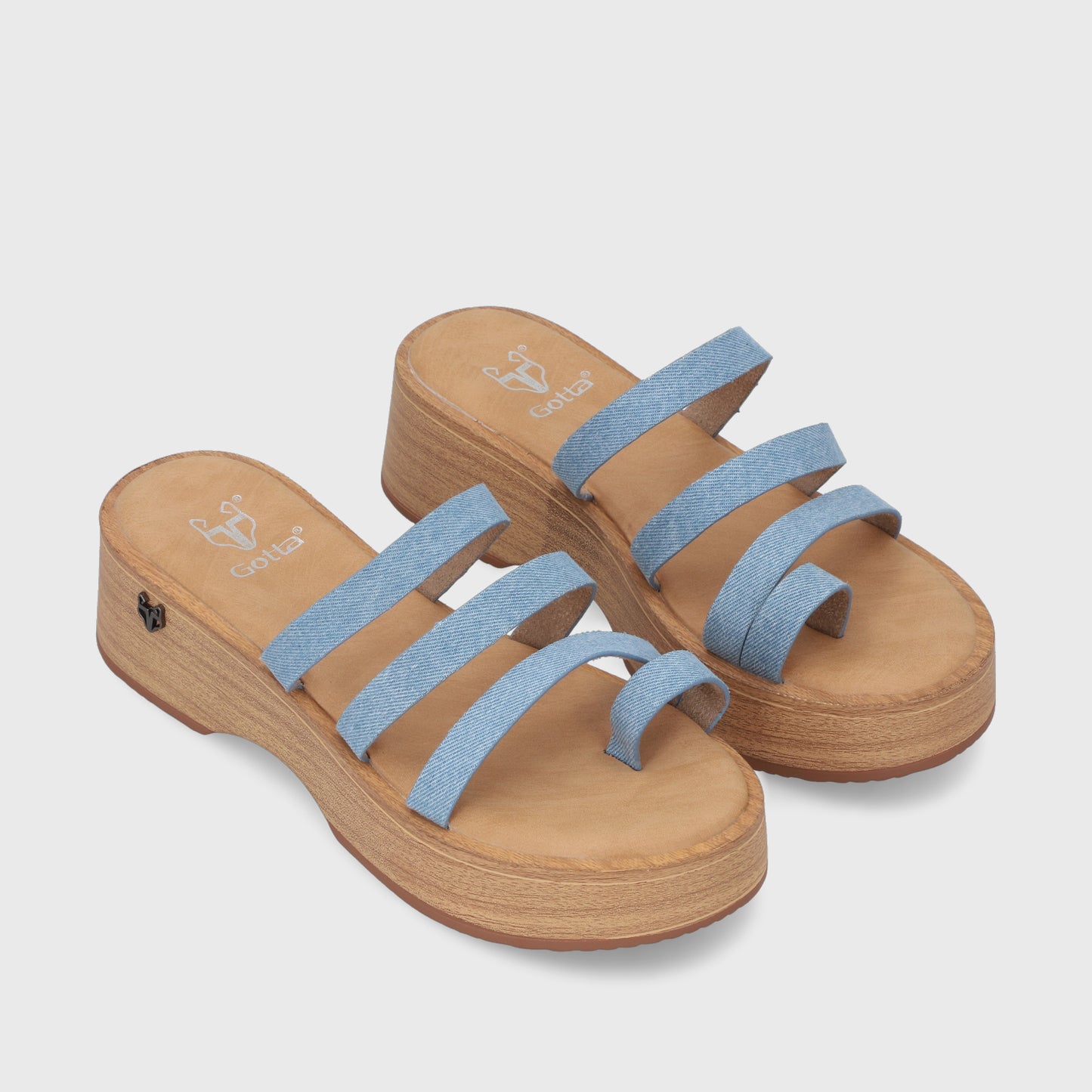 Sandalia Denim Mujer 45891