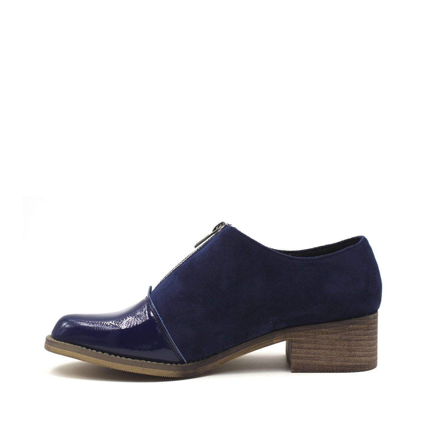 Zapato Charol Azul Mujer 87159