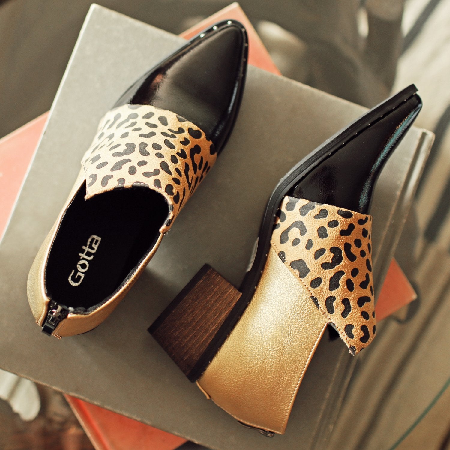Zapato Leopardo Mujer C7269