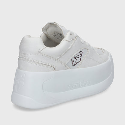 Zapatilla Plataforma Blanca Mujer C7325