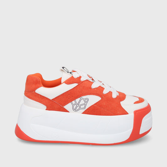 Zapatilla Plataforma Naranja Mujer C7325