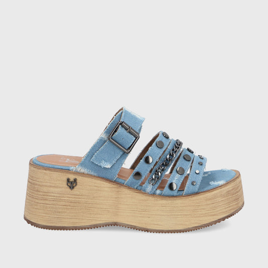 Sandalia Denim Mujer 45841 - Gotta Perú