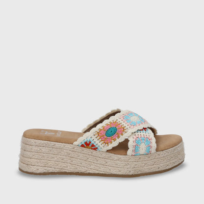 Sandalia Plataforma Multicolor Mujer 55970 - Gotta Perú