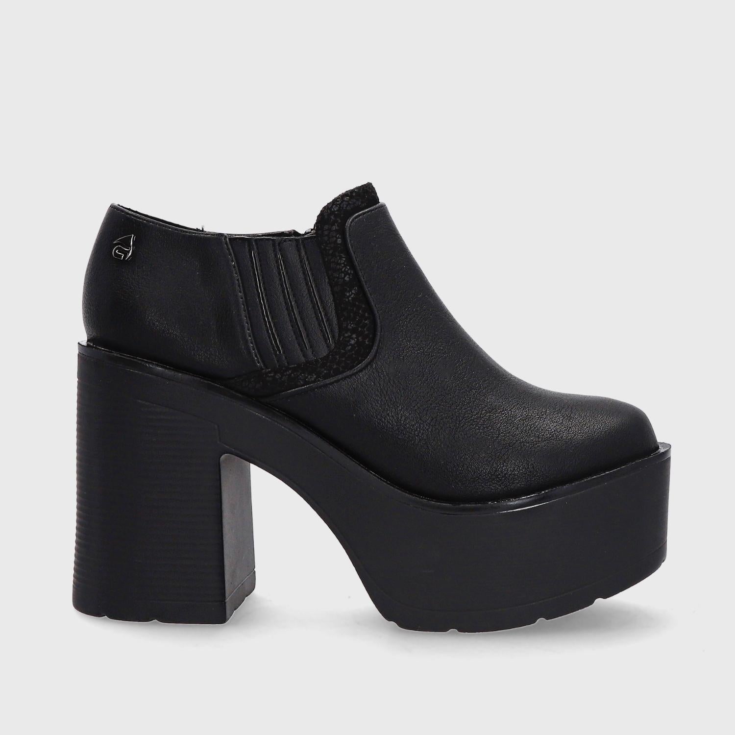 Zapato Plataforma Negro Mujer 15038 - Gotta Perú