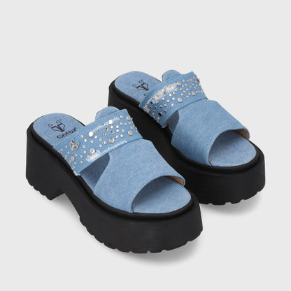 Sandalia Denim  Mujer 45983